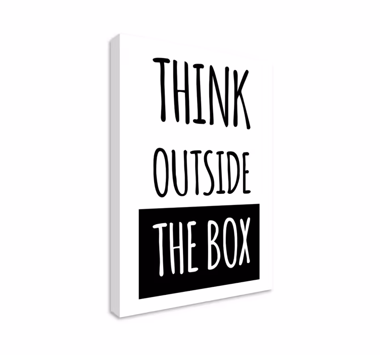 Wandbilder Motivation Querdenken - TenStickers