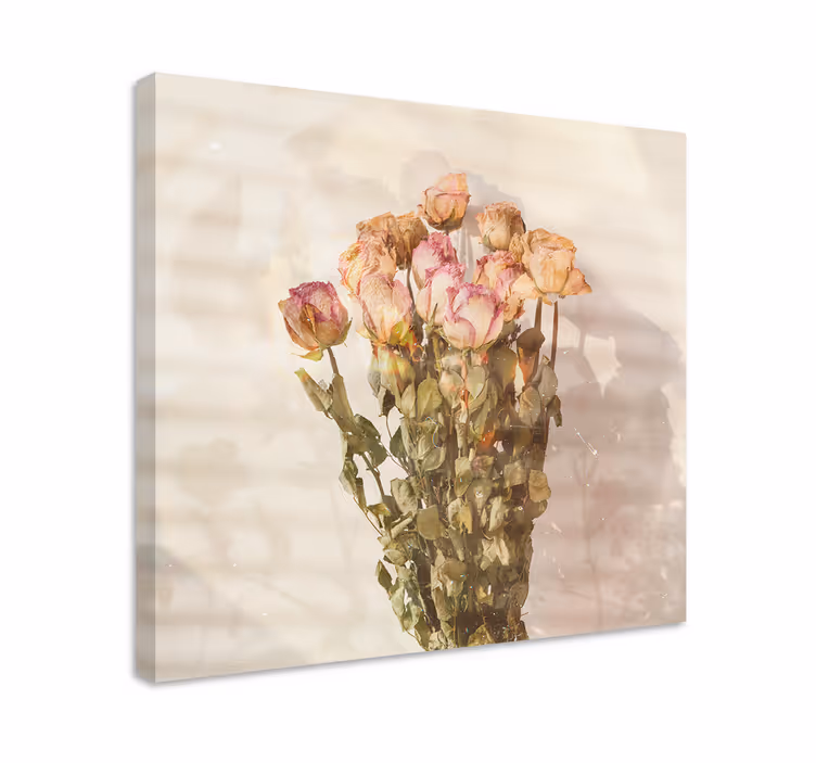 Leinwandbild strauß von rosen - TenStickers