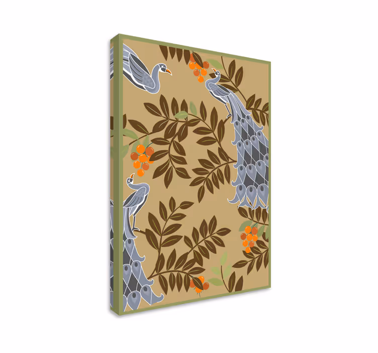 Leinwandbild elegantes vogel design - TenStickers