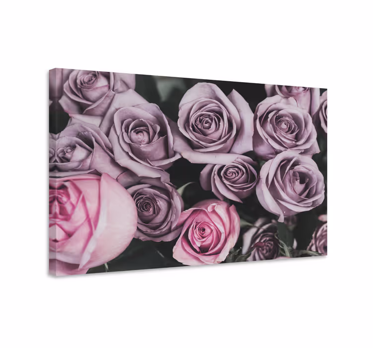 Leinwandbild rosenstrauß arrangement - TenStickers