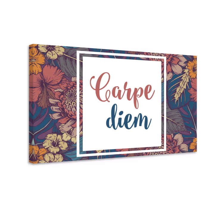 Wandbilder sprüche carpe diem motiv - TenStickers