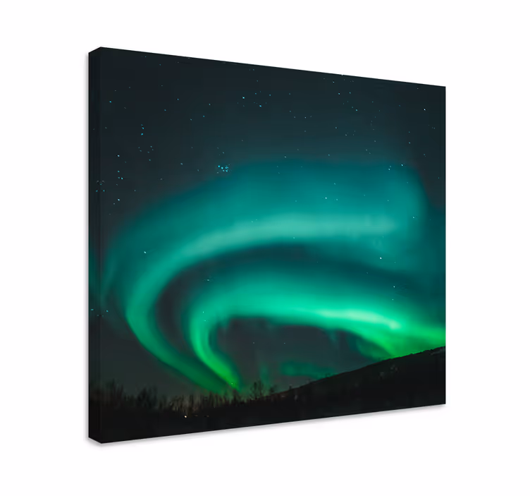 Wandbilder landschaft nordlichter ausstellung - TenStickers