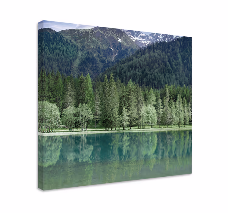 Wandbilder landschaft ruhige bergreflexion - TenStickers