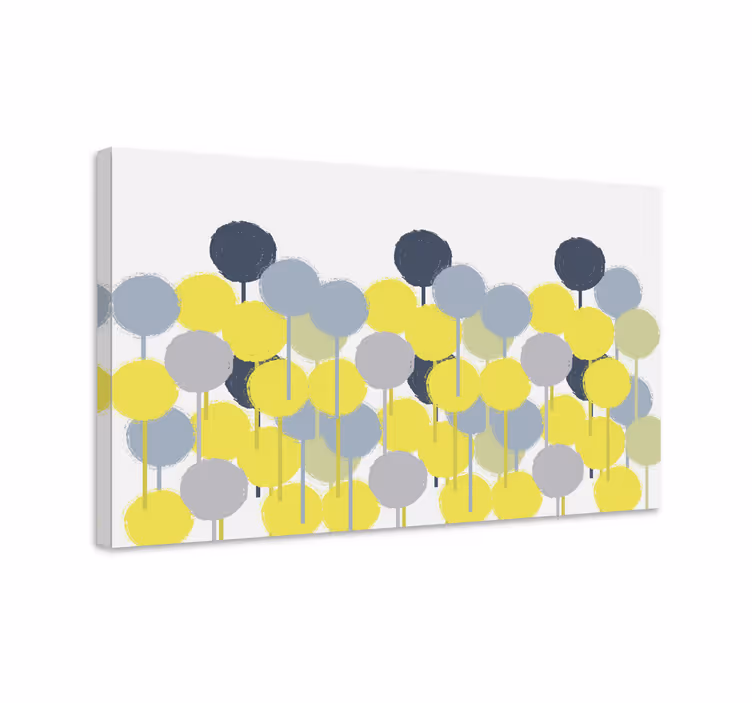 Geometrische wandbilder im kreisförmigen design - TenStickers