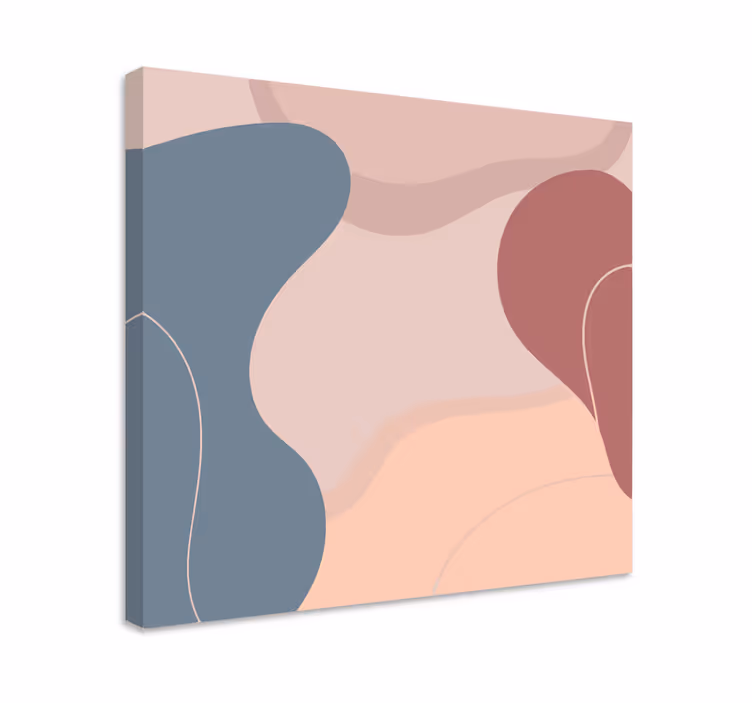 Wandbilder modern harmonische organische formen - TenStickers