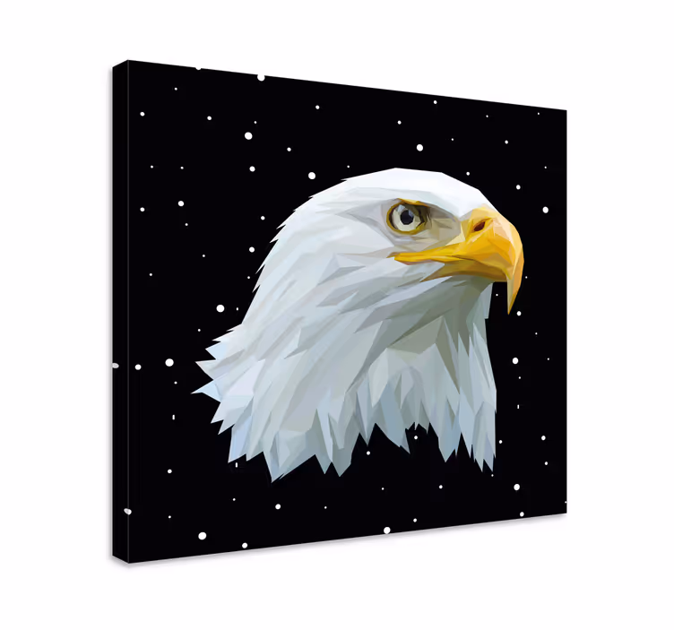 Leinwandbild vogel adlerporträt - TenStickers