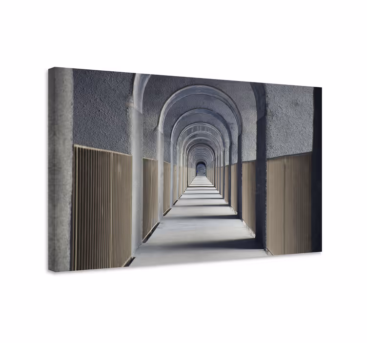 Leinwandbild architekturbogen perspektive - TenStickers
