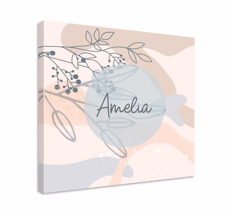 Leinwandbild personalisiert amelia's individuelles druckbild - TenStickers