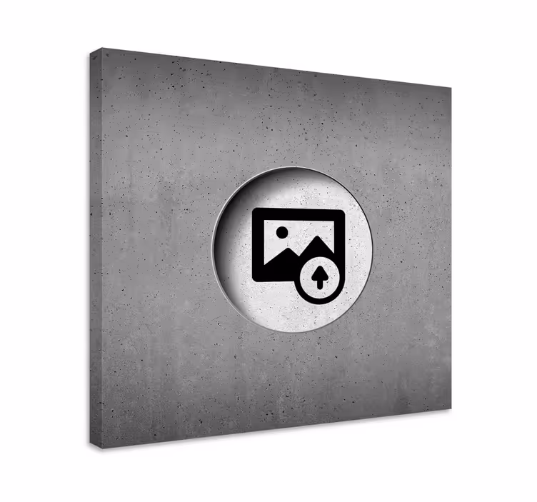 Leinwandbild personalisiert rauer Beton - TenStickers