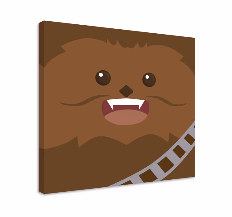 Leinwandbild niedlicher Chewie  - TenStickers