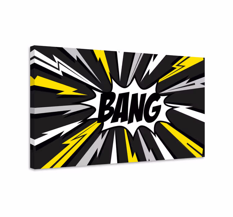 Leinwandbild bang! Design - TenStickers