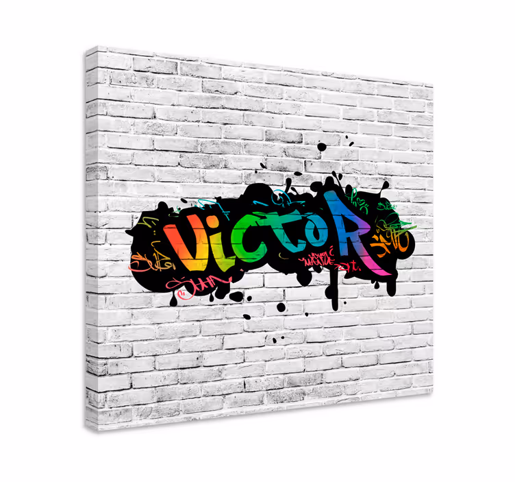 Wandbild Schlafzimmer Graffiti Name - TenStickers