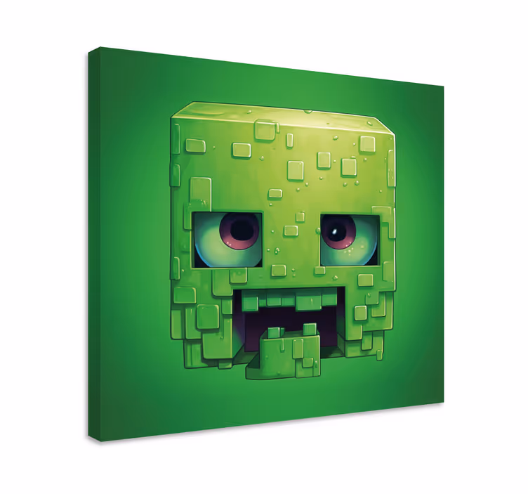 Game Leinwandbilder Pixel Kunst Charakter - TenStickers