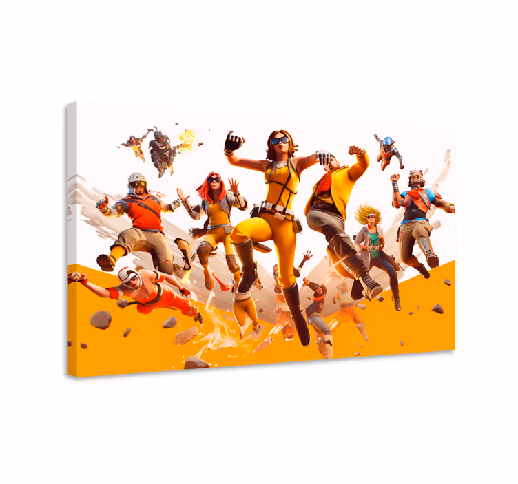 Games Wandbilder Charaktere fliegen Angriff - TenStickers