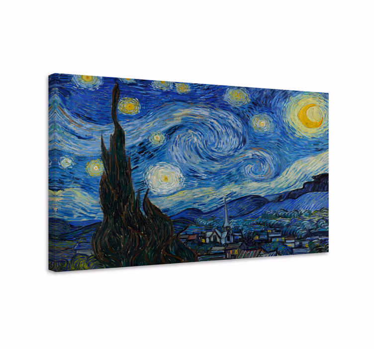Kunst auf Leinwand Sternennacht - TenStickers