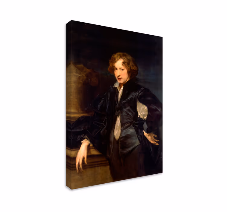 Kunst auf Leinwand van Dycks Selbstporträt - TenStickers
