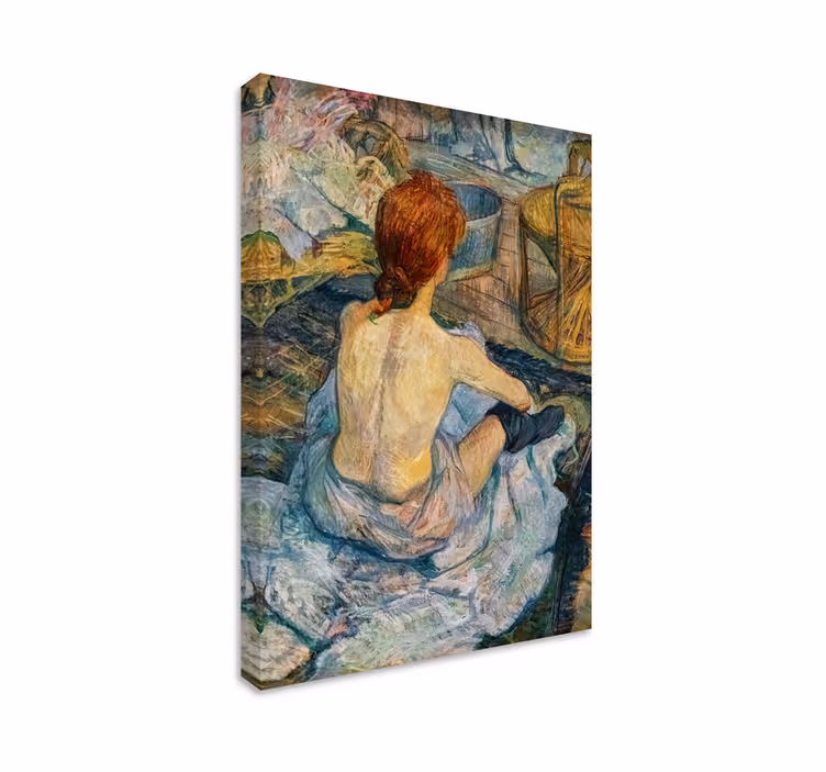Kunst auf Leinwand La Toilette - TenStickers