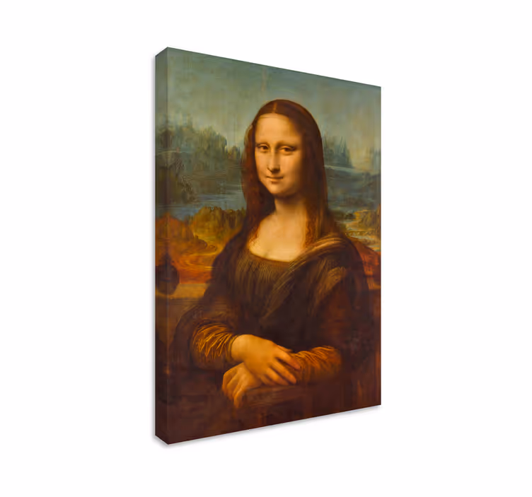 Kunst auf Leinwand die Mona Lisa  - TenStickers