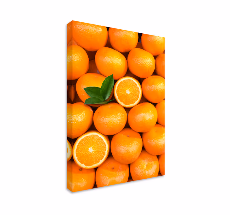Leinwandbild Obst Orangen - TenStickers