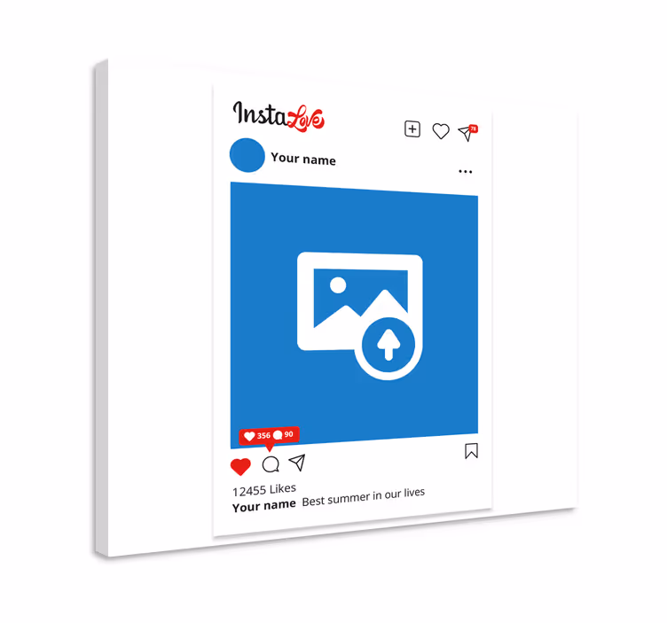 Leinwandbild personalisiertes Bild - TenStickers