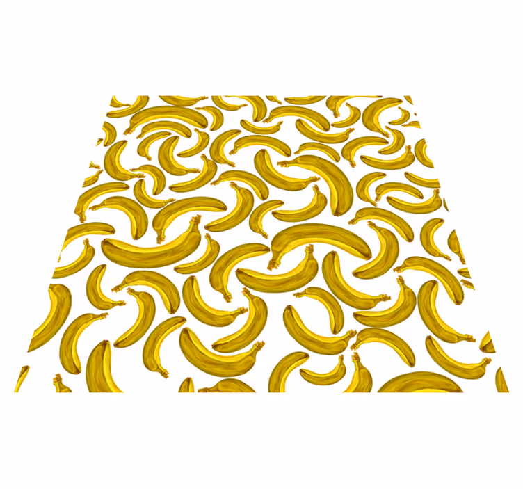Vinyl Teppich gelb Bananendesign - TenStickers