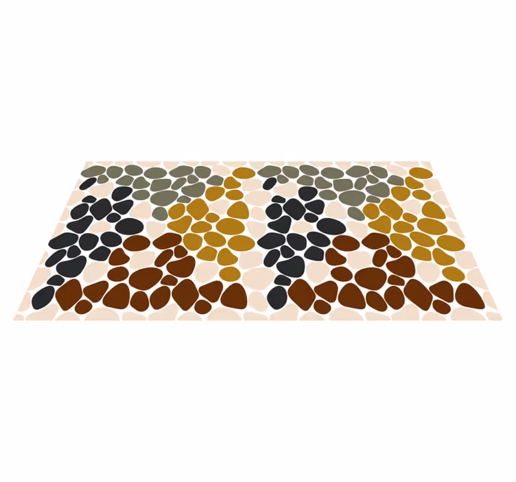 Vinyl Teppich Badezimmer buntes rockthema - TenStickers
