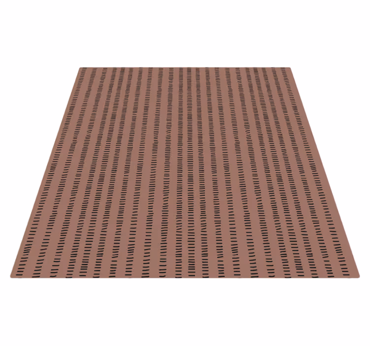 Vinyl Teppich Terrasse strichliniendesign - TenStickers