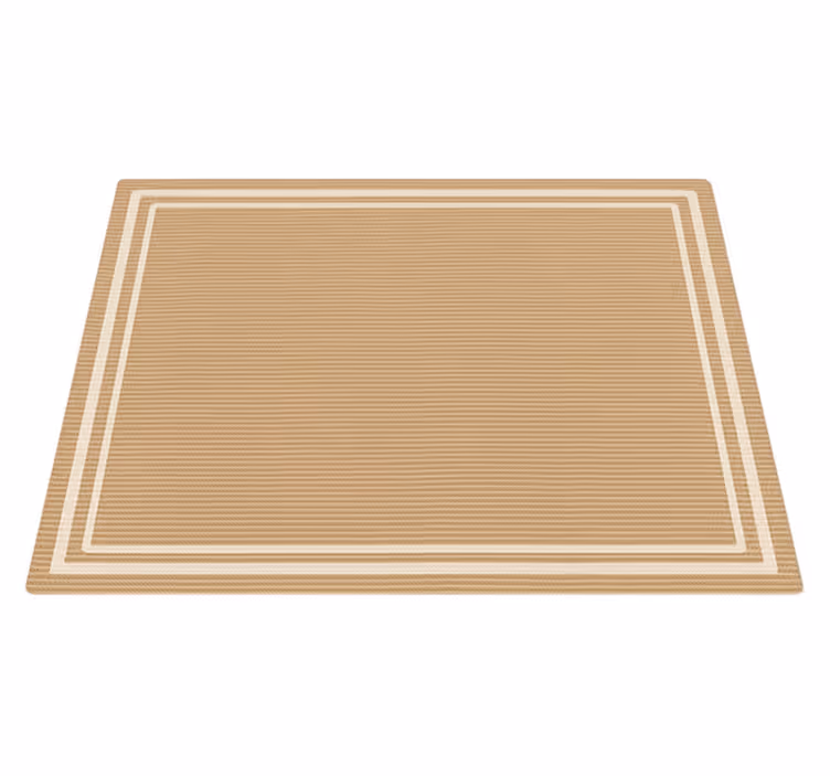 Vinyl Teppich Terrasse gewebte bordürenimitation - TenStickers