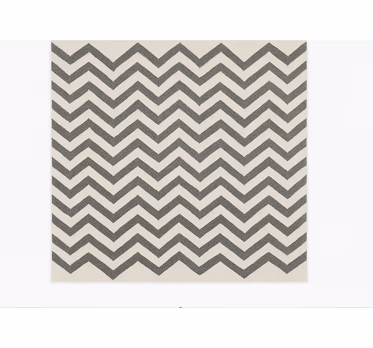 Vinyl Teppich Esszimmer chevron-zickzack-muster - TenStickers