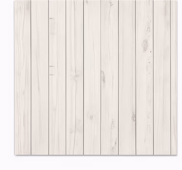 Vinyl Teppich Esszimmer verwittertes weißes holz - TenStickers