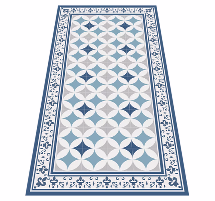 Vinyl teppich küche azure fliese - TenStickers