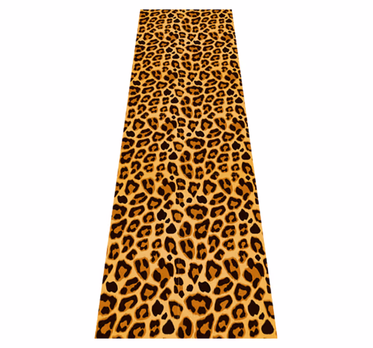 Vinyl teppich tiere leopard schlichtes muster - TenStickers
