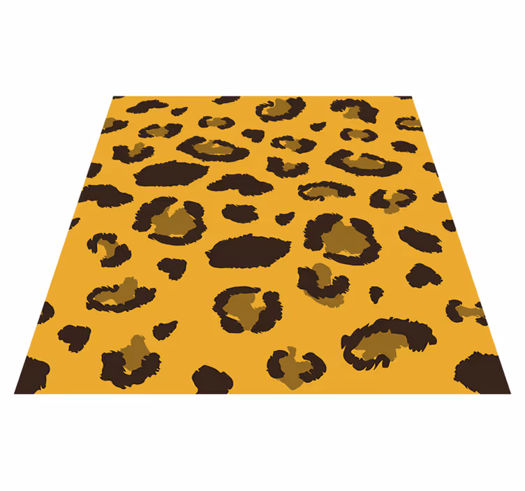 Vinyl teppich tiere im leopardenmuster - TenStickers