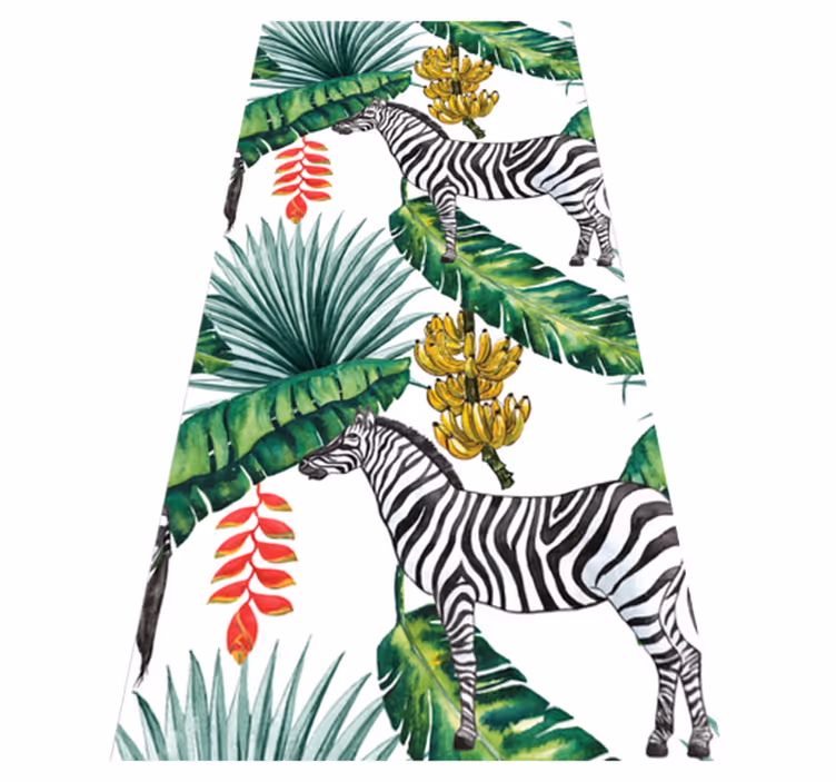 Vinyl teppich tiere mit naturmuster - TenStickers
