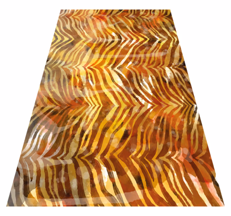 Vinyl teppich tiere zebra aquarell textur - TenStickers
