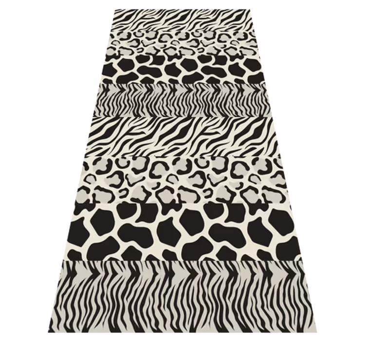Vinyl teppich tiere in vier verschiedenen designs - TenStickers