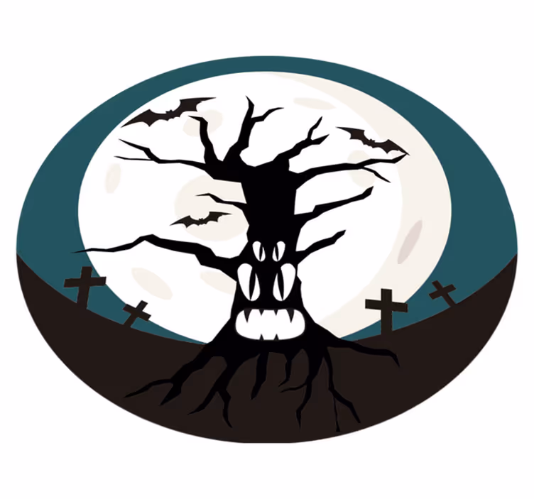 Vinyl teppich halloween gruseliges halloween - TenStickers