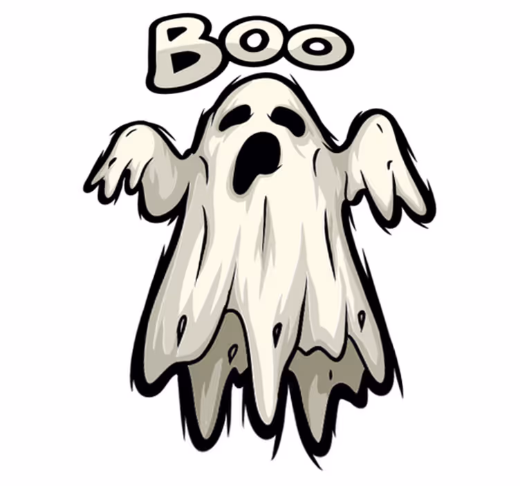 Vinyl teppich halloween gespenst boo figur - TenStickers