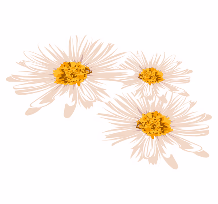 Vinyl teppich blumen charmantes blumenarrangement - TenStickers