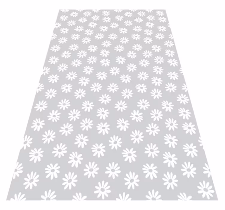 Vinyl teppich blumen fensterblüten - TenStickers