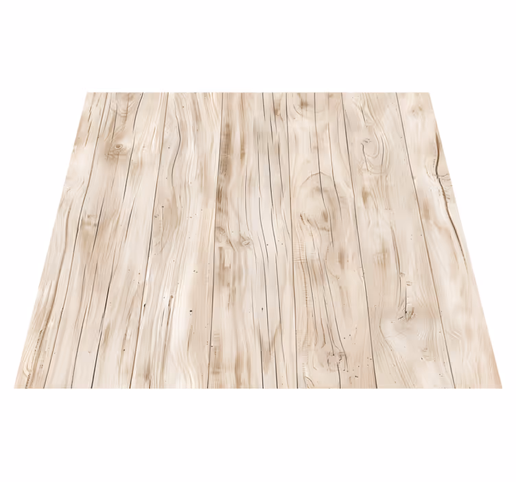 Vinyl teppich esszimmer helles holz für tisch - TenStickers