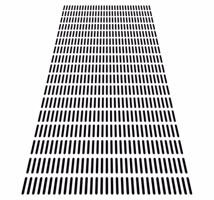 Vinyl teppich badezimmer mit minimalistischen linien - TenStickers