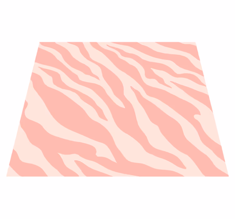 Vinyl teppich tiermuster pink zebra muster - TenStickers