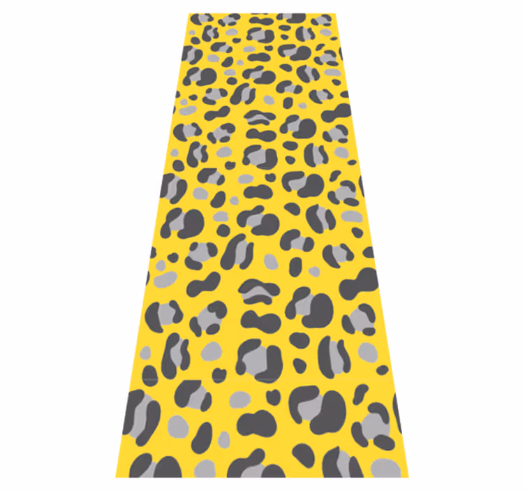 Vinyl teppich tiermuster pantone leopardenmuster - TenStickers