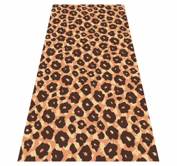 Vinyl teppich tiermuster samtweiche leopardenimitation - TenStickers