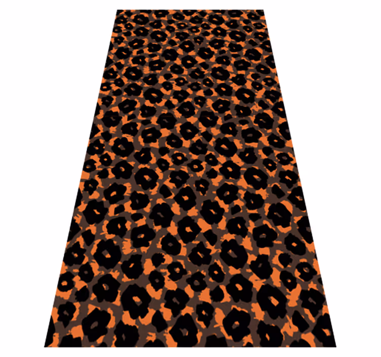 Vinyl teppich tiermuster kalahari leopardenimitat - TenStickers