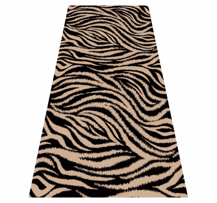 Vinyl teppich tiermuster zebramuster - TenStickers