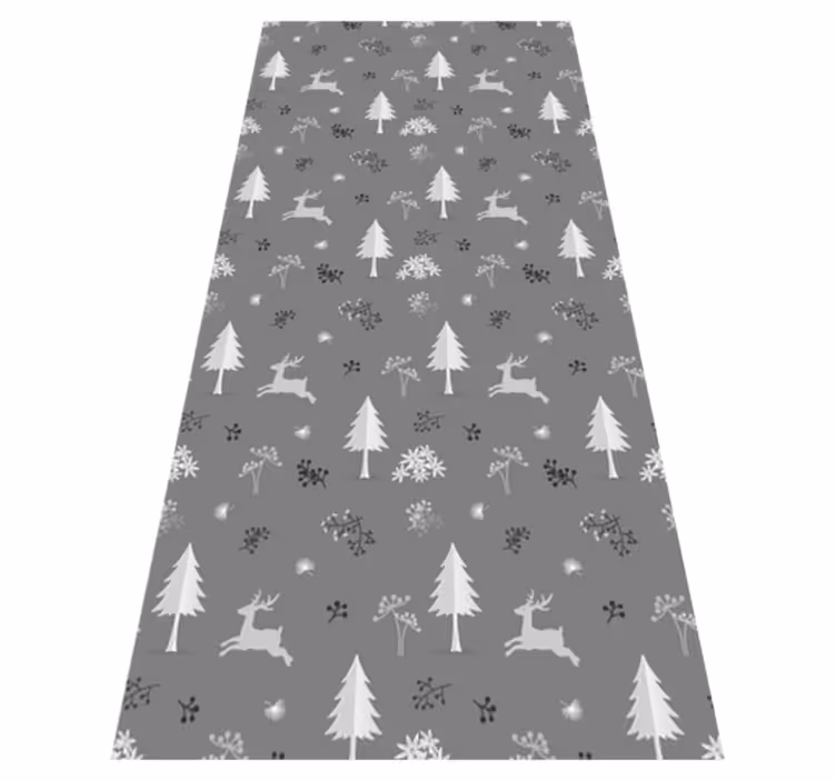 Vinyl teppich schlafzimmer graue rehe - TenStickers