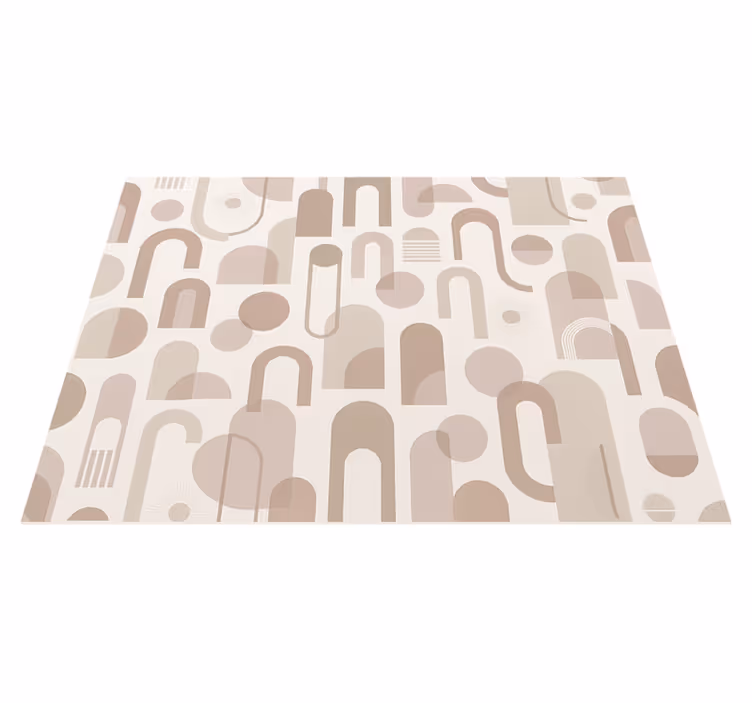 Vinyl teppich schlafzimmer mit modernem muster - TenStickers