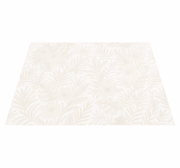 Vinyl teppich schlafzimmer neutral tropisch - TenStickers